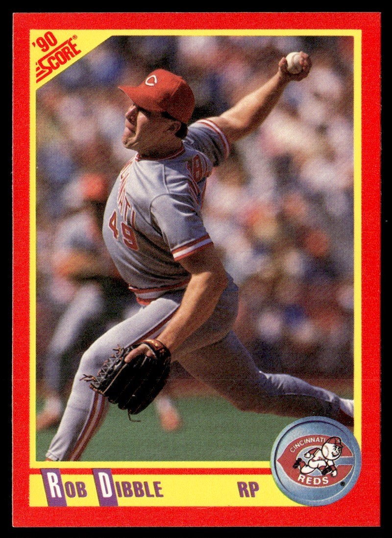 1990 Score Rob Dibble Cincinnati Reds #277