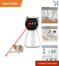 Laser Cat Toys for Indoor Cats Rechargeable Automatic Motion-Activated Fun