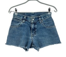 Vintage LEVI'S STRAUSS  CO Denim Girls Shorts Size 8 - W24