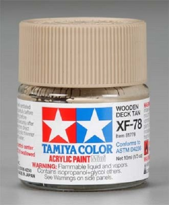 #ad Tamiya Acrylic XF 78 Wooden Deck Tan Paint Jar 81778 $2.99