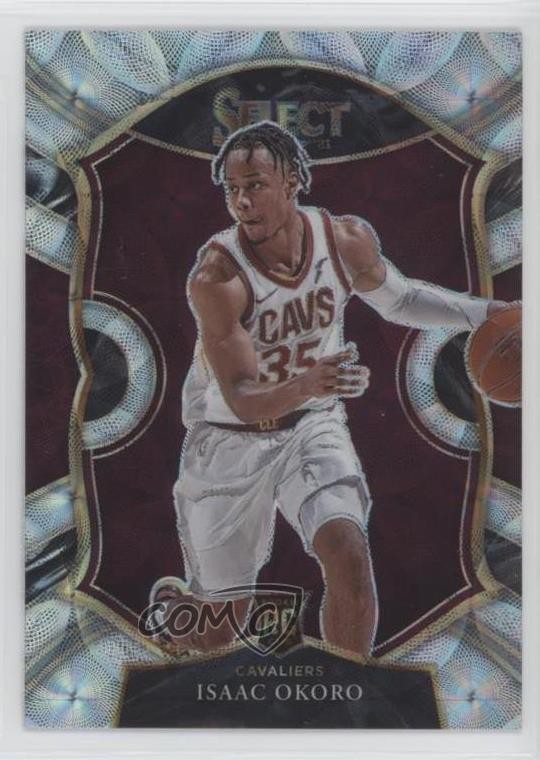 2020-21 Panini Select Concourse Scope Prizm Isaac Okoro #65 1b8
