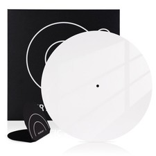 12 Inch 3mm Acrylic Anti-Static Turntable Platter Mat Record Mitt Set - Vin...