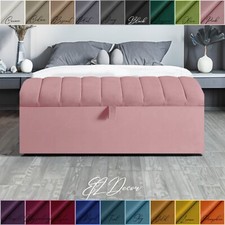 Scatola Portaoggetti Ottomana Poggiapiedi Senna Morbida Pouf Coperta Scatola Giocattolo Vari Colori