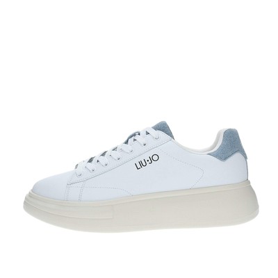 Liu Jo Sneaker Leder Herren Weiß/Himmelblau 7b5005px630s3692