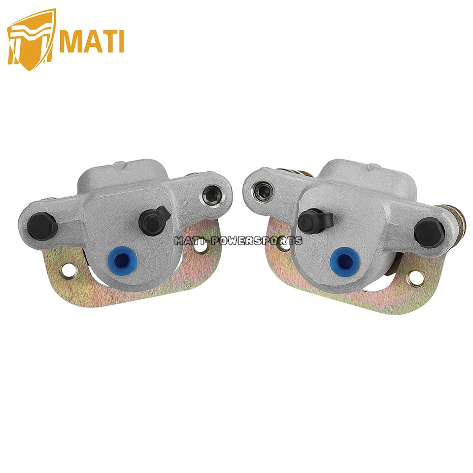 Pinza de freno central izquierda derecha y pastillas para Polaris Big Boss 250 300 350L 400L 500 Foto 3 de 4