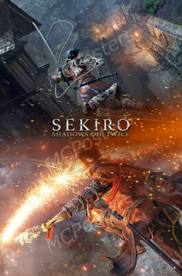 Sekiro Shadows Die Twice POSTER PS4 XBOX ONE Premium POSTER MADE