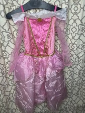 Aurora Disney Princess Sleeping Beauty Dress Up Halloween Child Costume M 7-8