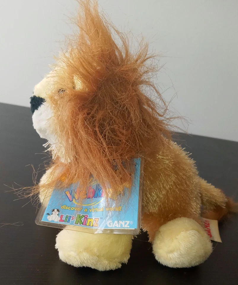 Webkinz Lil' Kinz LION Plush  with sealed code tag  Unused  HS006 Ganz Webkinz - Image 2 of 4