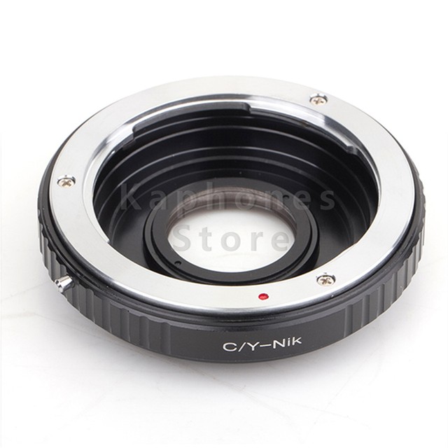 Camera Adapter For Contax Yashica CY Lens To Nikon D750 D810 D4S D3300
