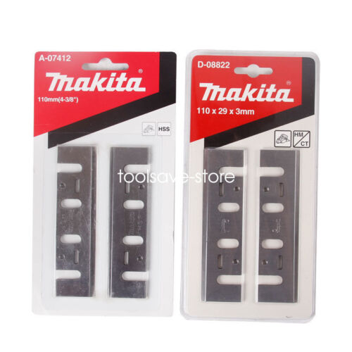 110mm HSS Planer Blades Replace 793008-8 for MAKITA 1911B 1912B 1002BA - 4 pcs - Picture 1 of 7