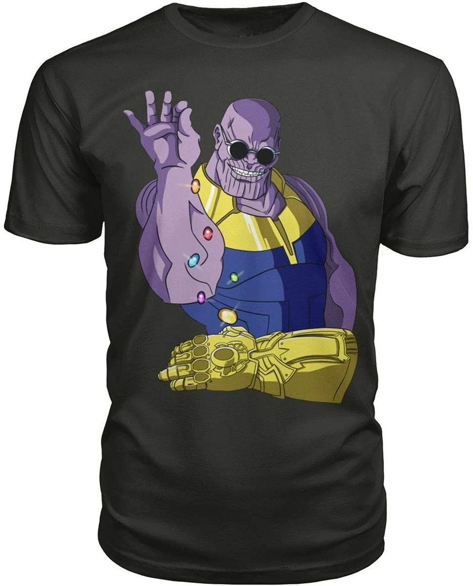 Thanos Smiling Salt Bae Funny Inspired Parody Unisex T Shirt Funny Size S 5XL