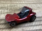 VTG 1969 Mattel Hot Wheels Redline Sand Crab Magenta Red USA Black Interior