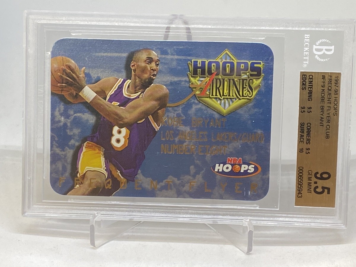 その他 Hoops Airlines Frequent Flyer Club KOBE KOBE BRYANT 1997 HOOPS FREQUENT FLYER CLUB #FF9 BGS ALL 9.5