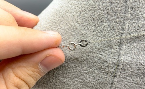 Sterling Silver, M.O.P. Pendant Necklace - Picture 5 of 7