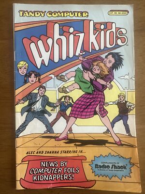 Tandy Computer Whiz Kids 1990s Comic