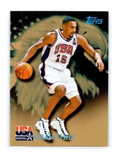 2000 Topps Team USA Basketball #77 Grant Hill Gold USA