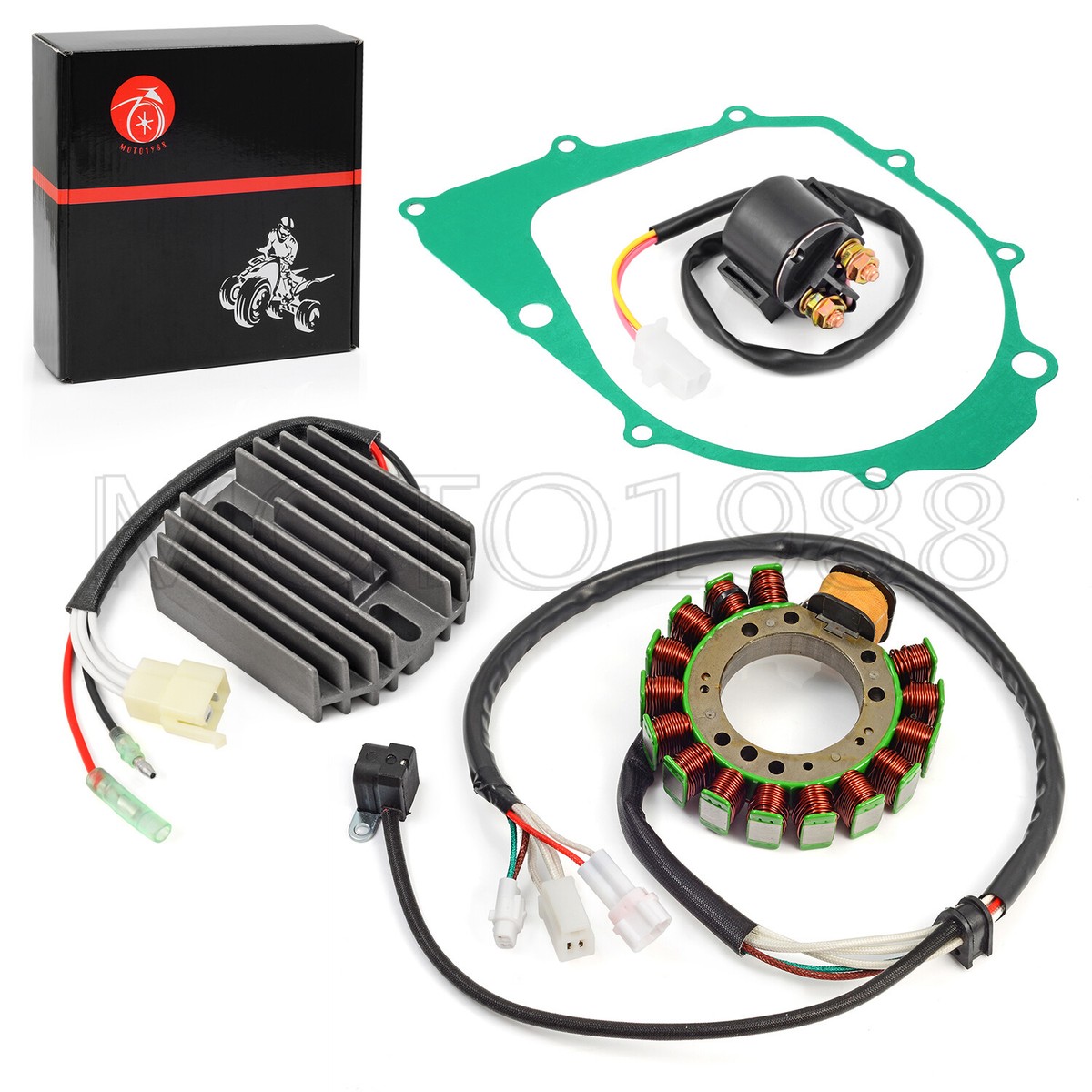 ATV Stator Kit Ignition Coil & Stator Wire Harness CDI Kit For - Foto 6
