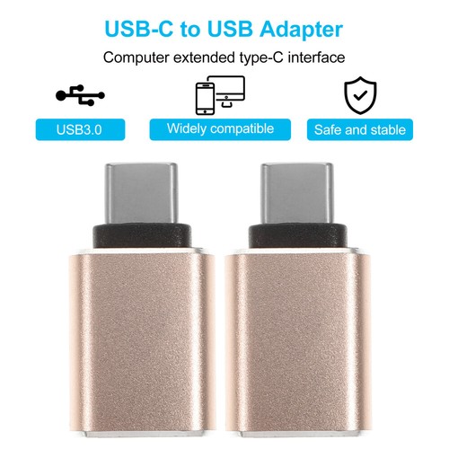 3 Pcs USB -zu -Typec -Adapter USB-zu-USB-C-Konverter USB-c-adapter Für Handys - Afbeelding 9 van 11