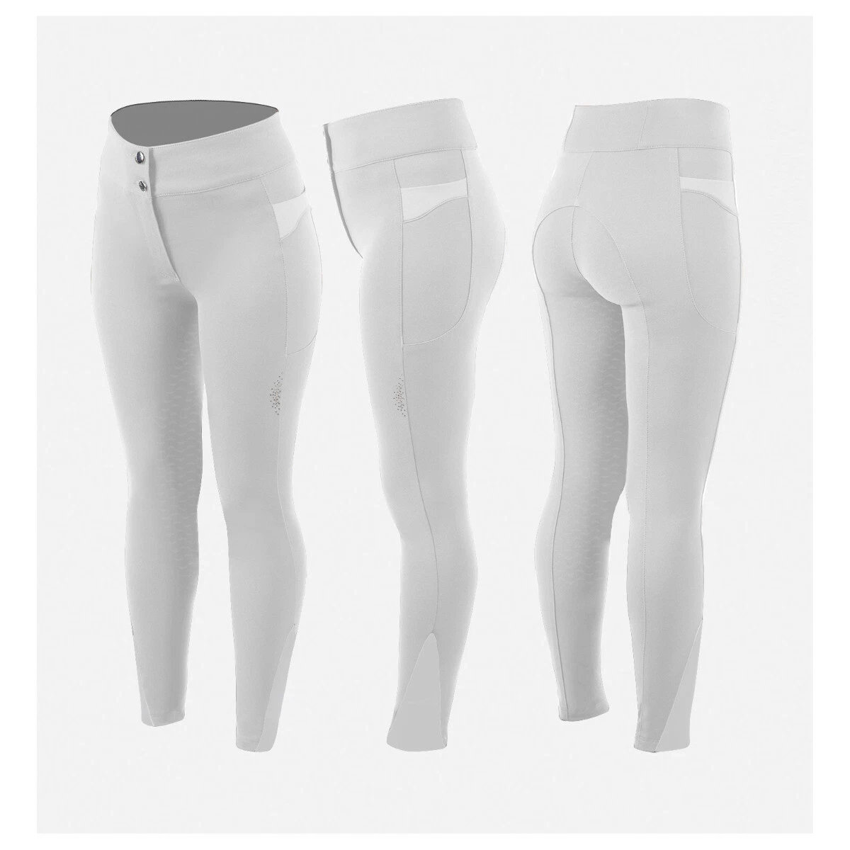 Animo Reithose für Damen Vollbesatz Silikon NICKY 24X-Flash