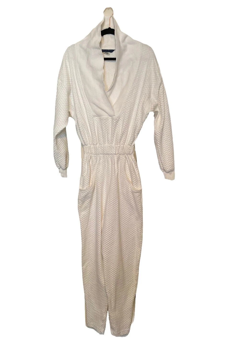 Белые винтажные комбинезоны и комбинезоны из хлопковой смеси для женщин