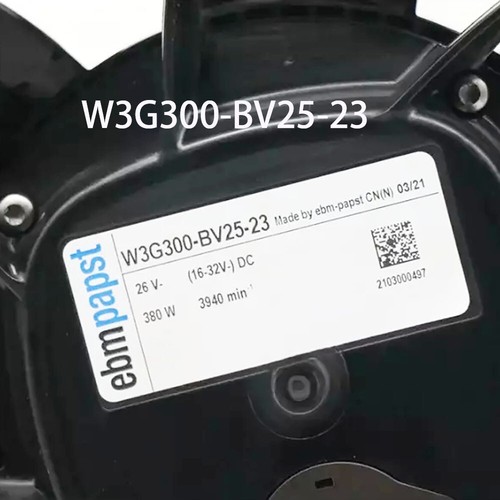 Ebmpaps high air volume fan W3G300-BV25-23 26VDC 380W Air-Conditioning radiator - 第 1/4 張圖片