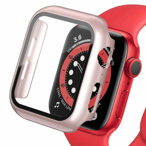 Watch Case Screen Protector Full Cover Fits For Apple iWatch Series 4/5/6/7/8 SE - Picture 14 of 17