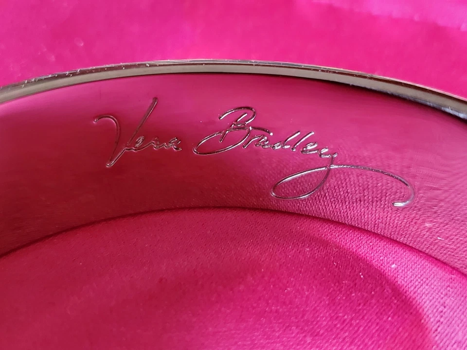 Nova Pulseira Vera Bradley Marrom e Prata Pulseira em Rara e Aposentada " CANYON" - Imagem 3 de 4