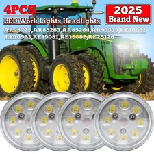 4X Par36 LED Sealed Hi/Lo Beam Work Light RE25126 For Deere Tractor 4850