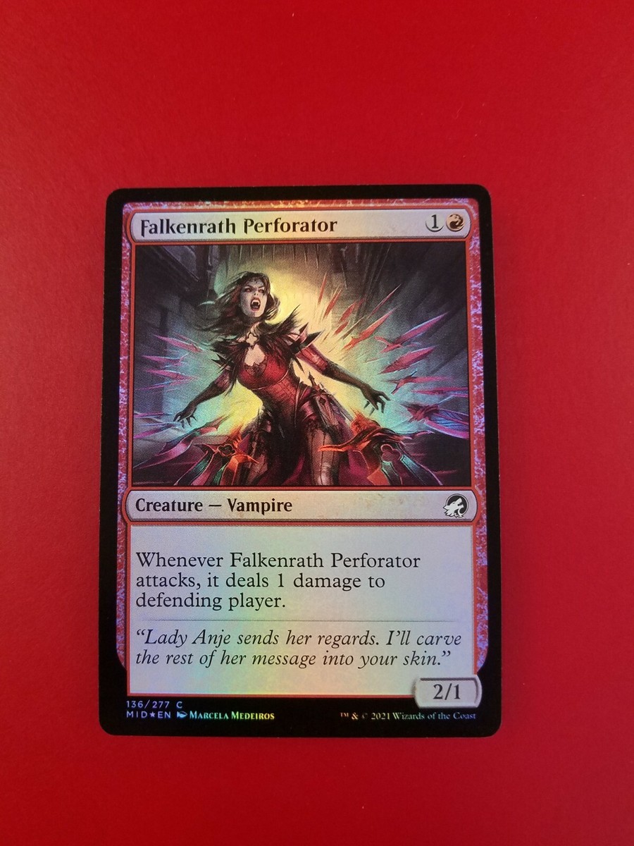 1x Falkenrath Perforator | FOIL | Innistrad Midnight Hunt | MTG