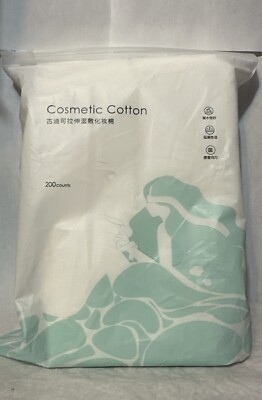 Cosmetic Cotton - Makeup Cotton Pads - 200 Count-Exp:  12-1-2025-New-Free Ship
