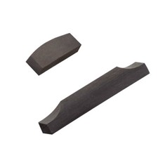 1 Set Violin Ebony Nut  Saddle Material Pre Carved Violin Wood Violin Making