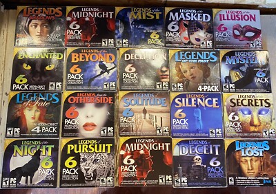 Legends Hidden Object Collection For PC Lot