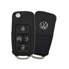 Mint Oem 2017-2022 VW Volkswagen Jetta Flip Key Fob Remote Start Uncut Blade