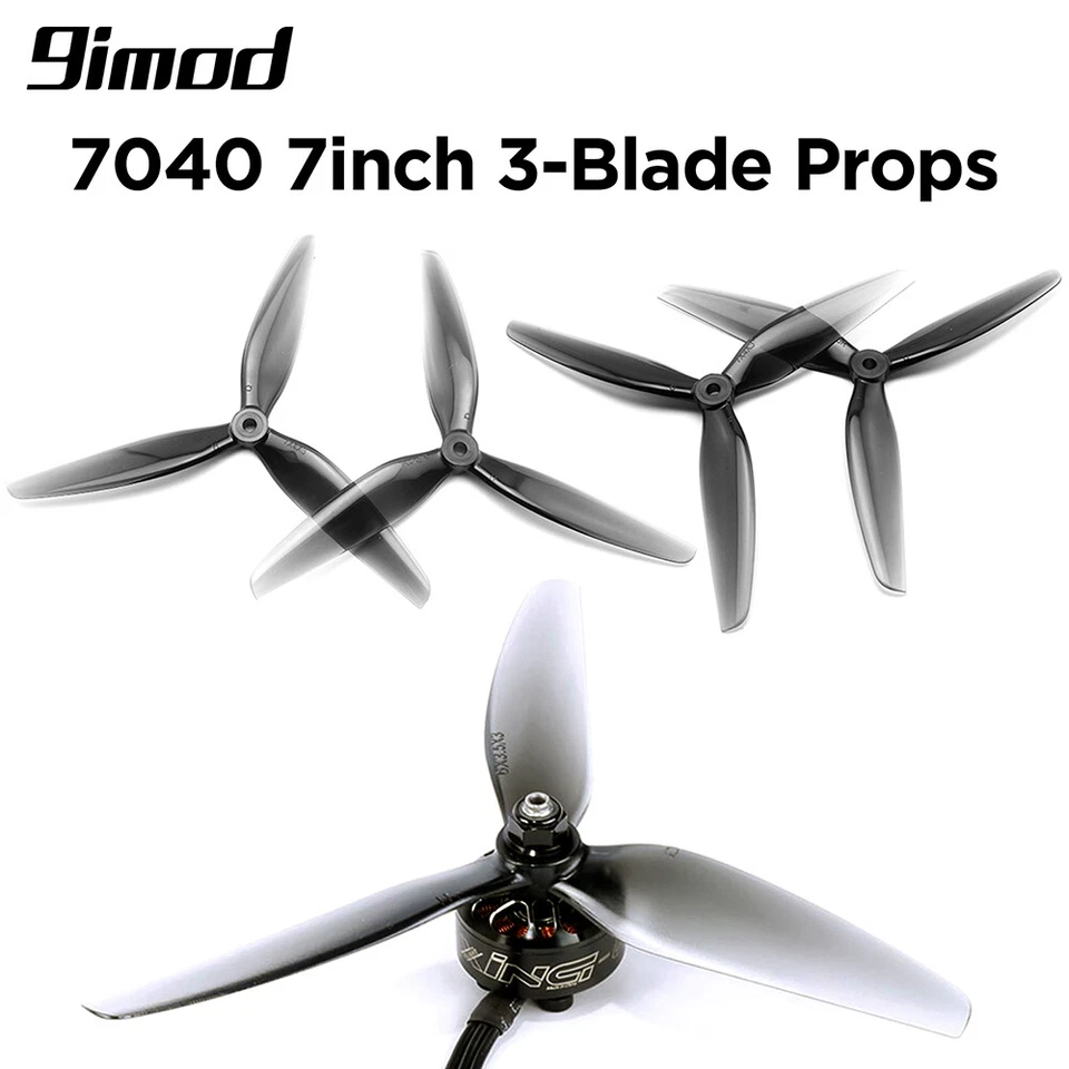 HQProp 7040 CW CCW Propeller 7-15" Blades Props for RC FPV Racing Drone - Image 4 of 4