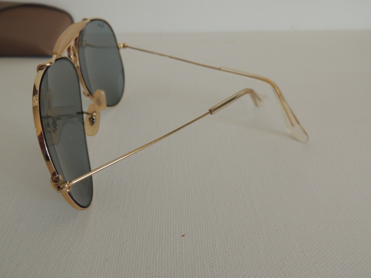 VINTAGE BAUSCH & LOMB USA RAY BAN SHOOTING/AVIATOR