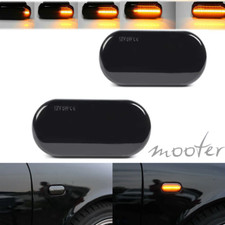2x LED SEITENBLINKER BLINKER Für SCHWARZ VW GOLF 3 4 PASSAT POLO T5