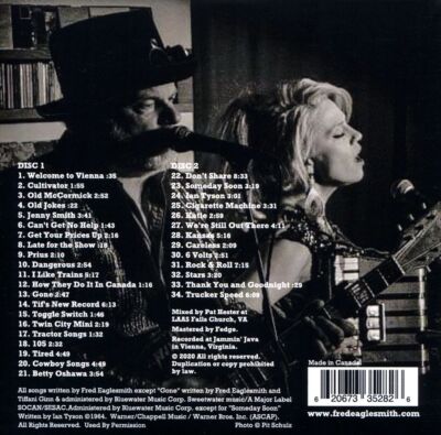 FRED EAGLESMITH ALIVE NEW CD
