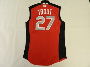 Auténtico Mike Trucha 2019 All Star Jersey Anaheim Angels Cleveland juego  52 | eBay
