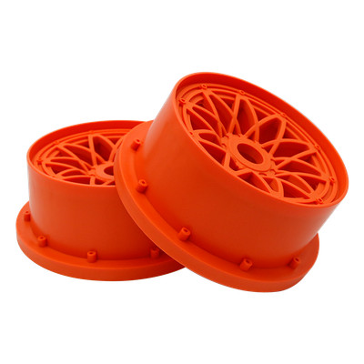 Vorderradnabe Felgen 24mm Hex Orange Fit 1/5 HPI KM Baja 5B Rovan LT Buggy Truck
