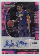 2020-21 Panini Prizm Draft Picks Prospect Pink Ice Skylar Mays #PA-SM Auto 0ps6