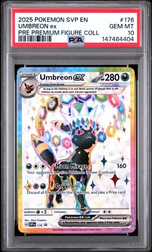 2025 POKEMON SVP PROMO PREMIUM FIGURE COLLECTION #176 UMBREON EX PSA 10