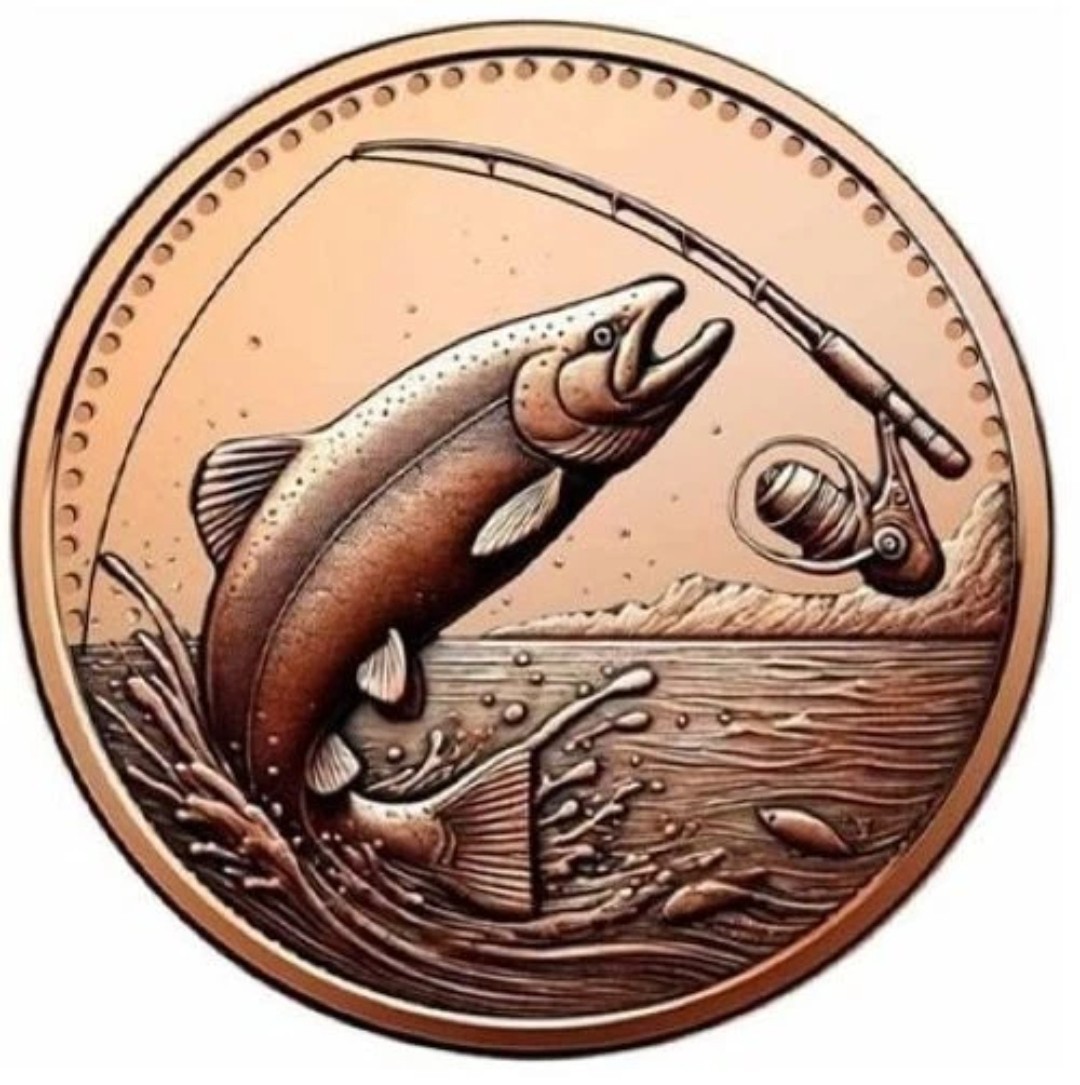 Tackle Box Series Salmon Fishing 5 oz .999 Copper High Relief Only