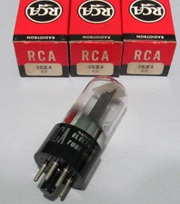 RCA 35Z4GT RECTIFIER - NOS/NIB - 352 DATE - TESTED - ORIGINAL 1949 BOX - EACH