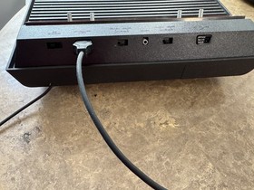 Atari 2600 CX-2600A Woodgrain Console Bundle Joystick 2 Games Untested