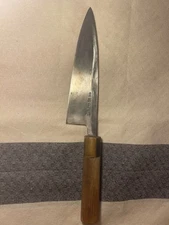 Japanese Funayuki Deba 舟行出刃 210mm tsukiji Masamoto 築正本 kitchen knife
