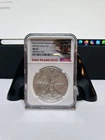 2016 (S) $1 AMERICAN SILVER EAGLE NGC MS69 STRUCK AT SAN FRANCISCO MINT LABEL