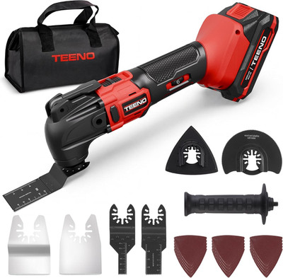 20V Cordless Oscillating Tool with Battery, Oscillating Multi Tool with 6 Variab
