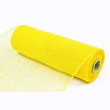 2 Rolls Yellow Poly Deco Mesh Ribbon, 10 inch x 10 Yards Each, Wreaths, Craft