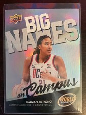 Sarah Strong 2025 UD World of Sports Vol 2 Big Names on Campus RC #BNC-SS