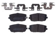 Bremsbelagsatz Scheibenbremse DENCKERMANN B111609 für FIAT 124 Spider 348 MAZDA